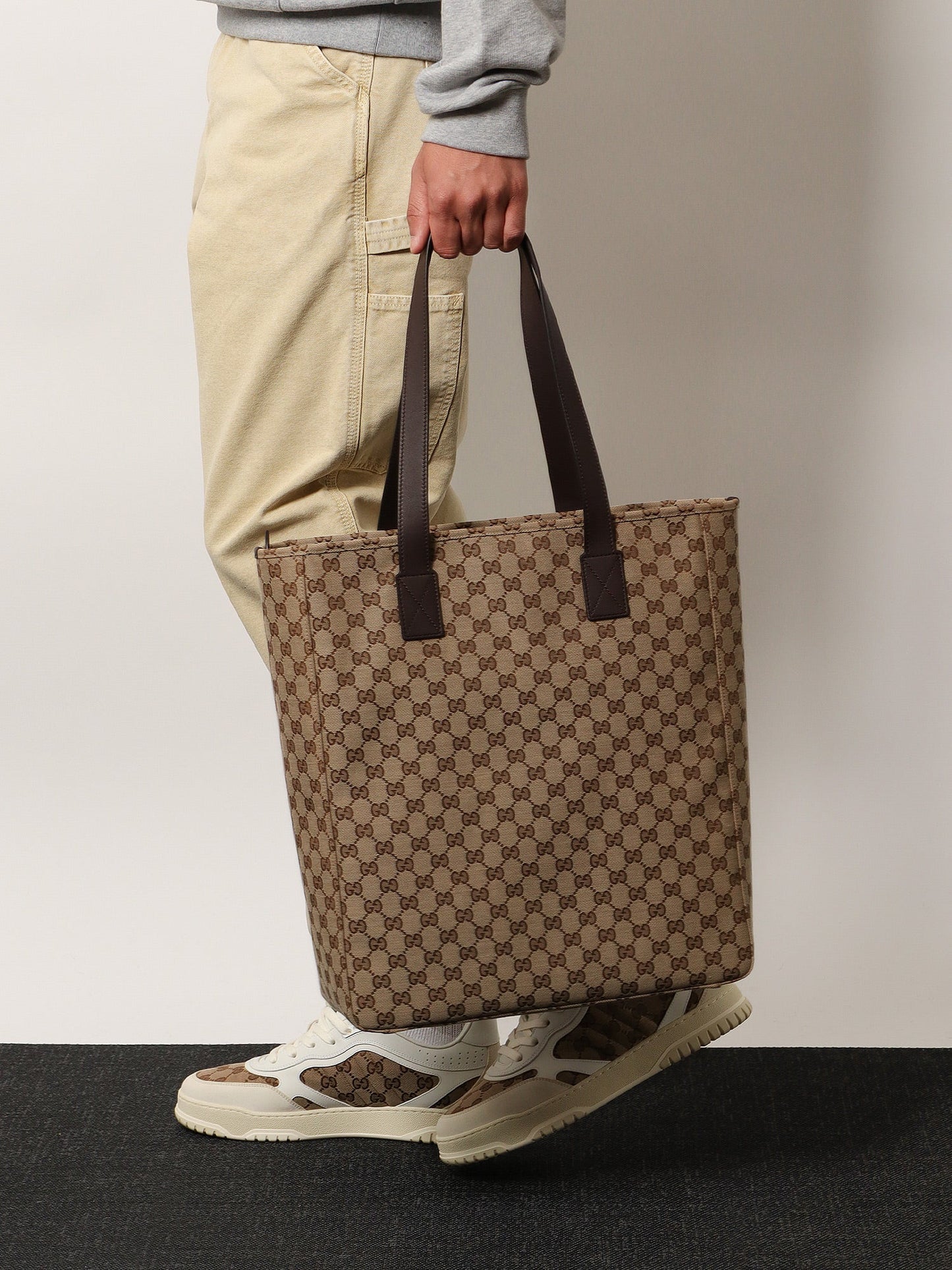 Gucci Gg Fabric Shopping Bag
