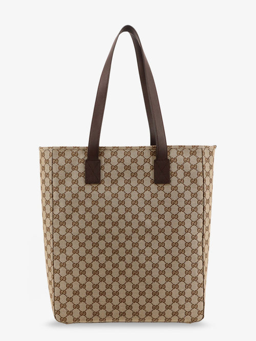 Gucci GG Fabric shopping bag - B.Ebony/Cocoa/Vrv