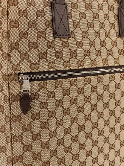 Gucci Gg Fabric Shopping Bag