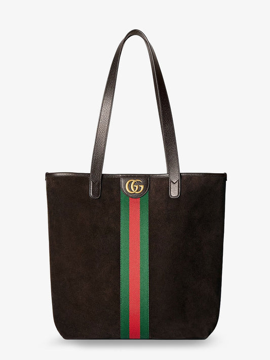 Gucci Ophidia Suede And Leather Shopping Bag