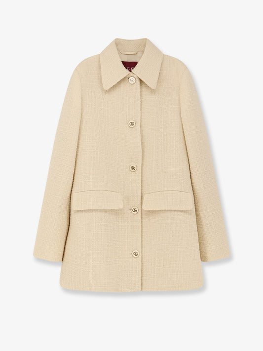 Gucci Wool Tweed Coat