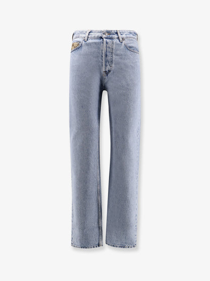 Gucci Jeans With Gg Inserts