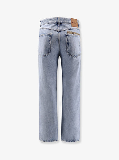 Gucci Jeans With Gg Inserts