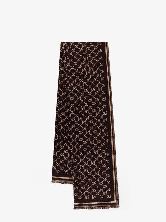 Gucci Wool Gg Scarf