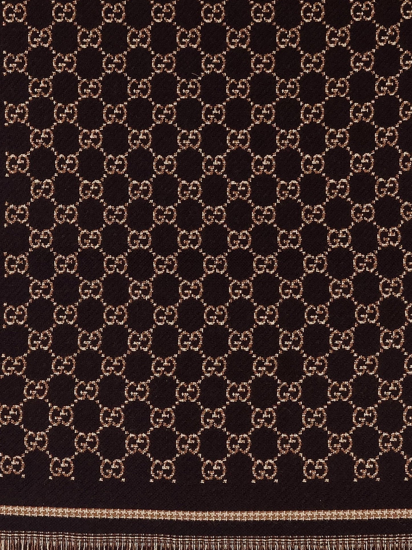 Gucci Wool Gg Scarf