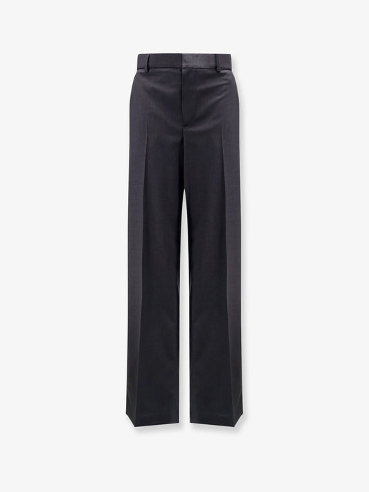 Gucci Wool Trousers With Gucci Embroidery