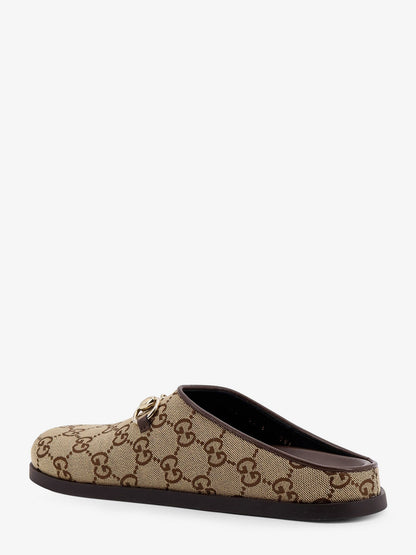 Gucci Gg Supreme Fabric Mule
