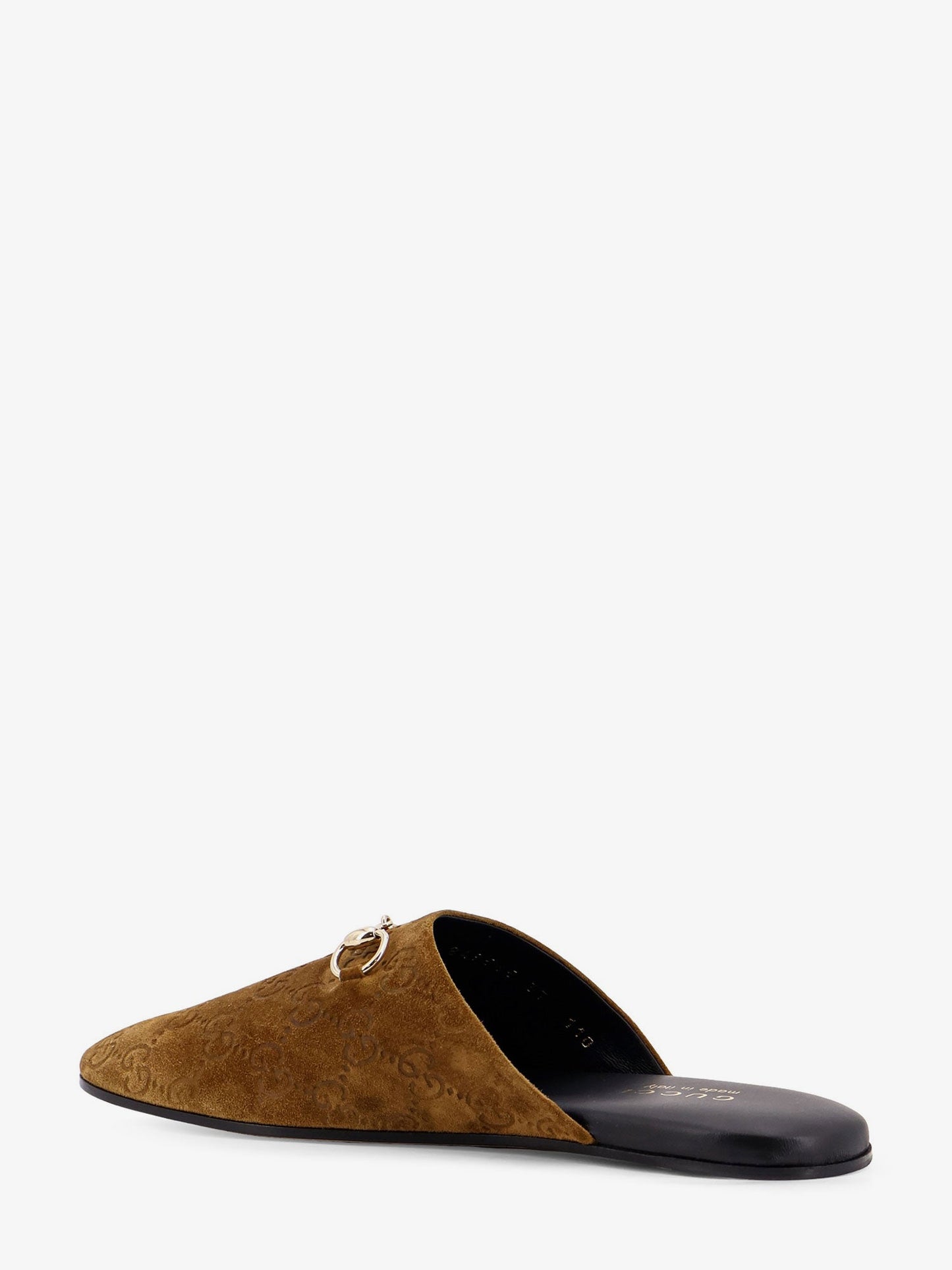 Gucci Gg Suede Sabot