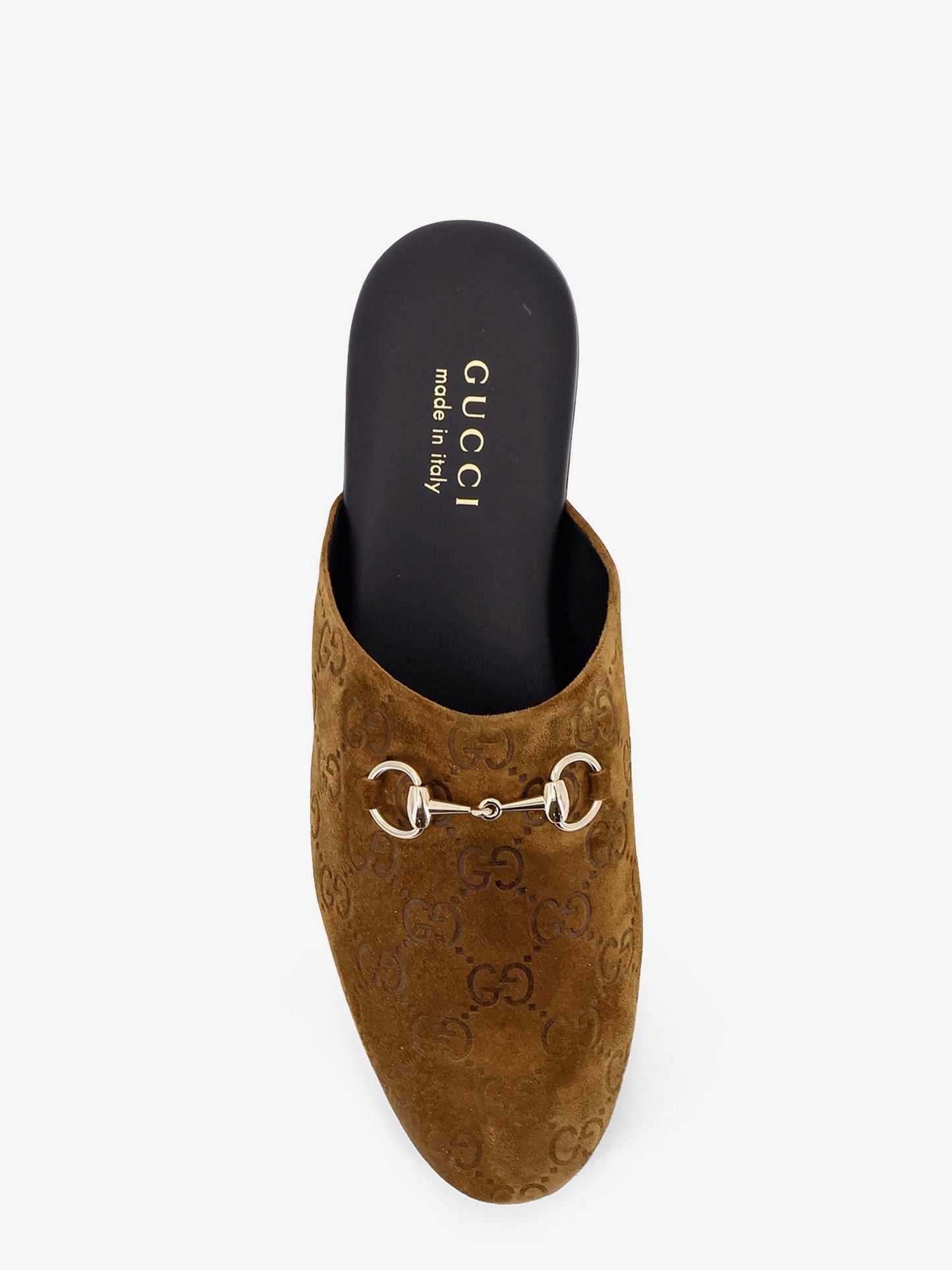 Gucci Gg Suede Sabot