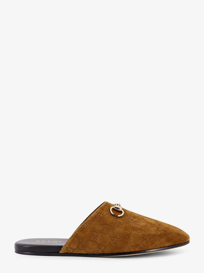 Gucci Leather Sabot With Horsebit