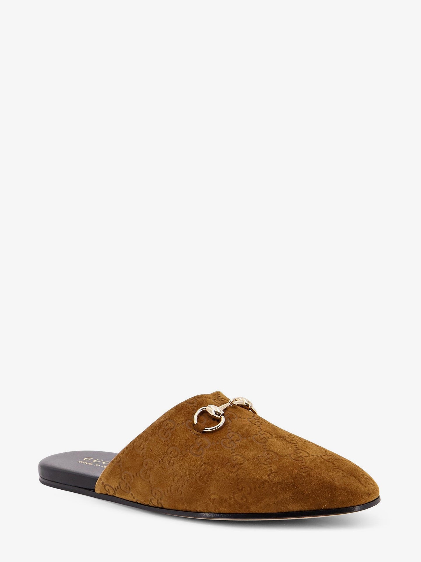 Gucci Leather Sabot With Horsebit