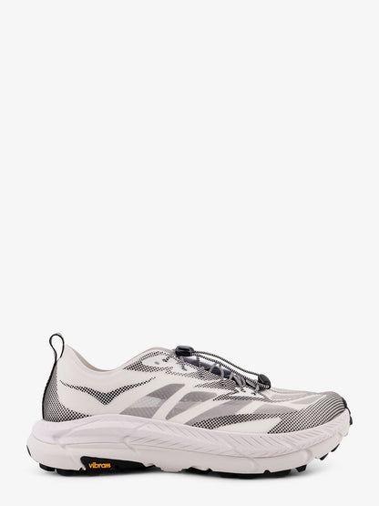Hoka U Mafate Speed 4 Lite TS technical fabric sneakers - Bianco