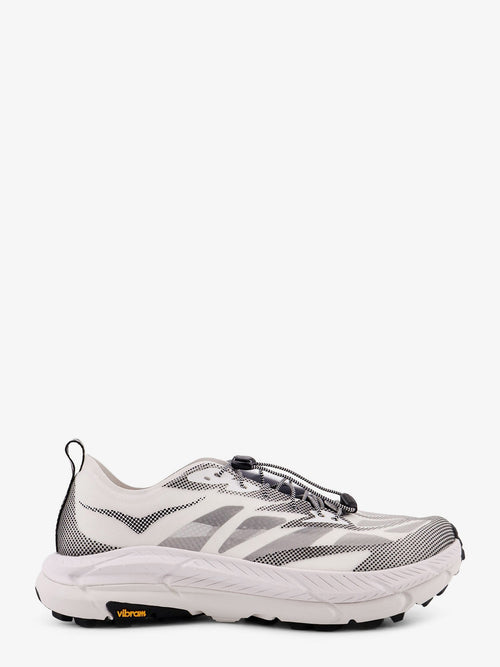 Hoka U Mafate Speed 4 Lite TS technical fabric sneakers - Bianco