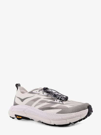 Hoka U Mafate Speed 4 Lite TS technical fabric sneakers - Bianco