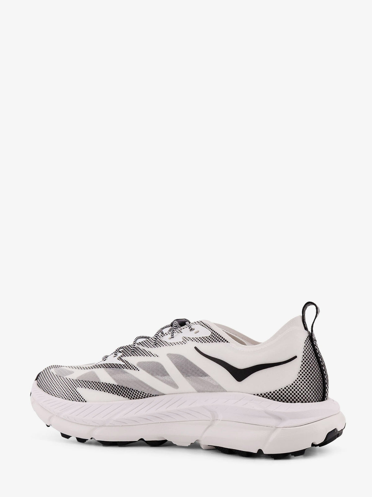 Hoka U Mafate Speed 4 Lite TS technical fabric sneakers - Bianco