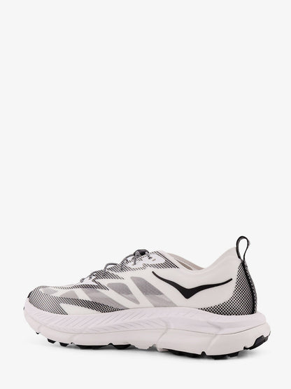 Hoka U Mafate Speed 4 Lite TS technical fabric sneakers - Bianco