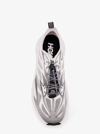 Hoka U Mafate Speed 4 Lite TS technical fabric sneakers - Bianco
