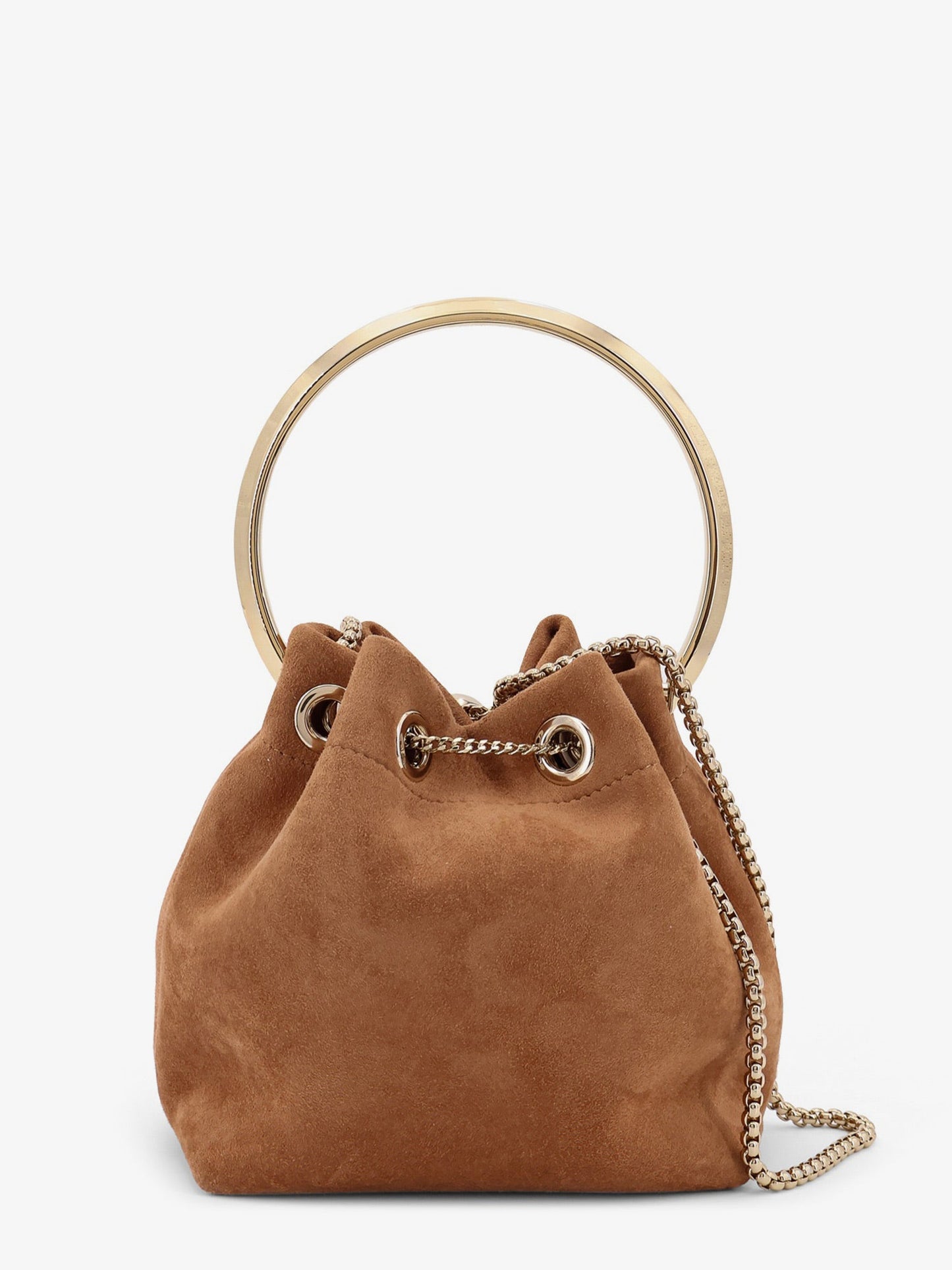 Jimmy Choo Bonbon Bucket Bag In Mirrored Fabric