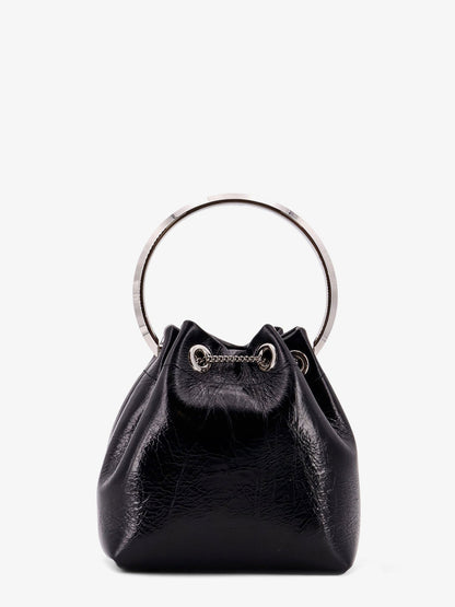 Jimmy Choo Bonbon Bucket Bag In Mirrored Fabric