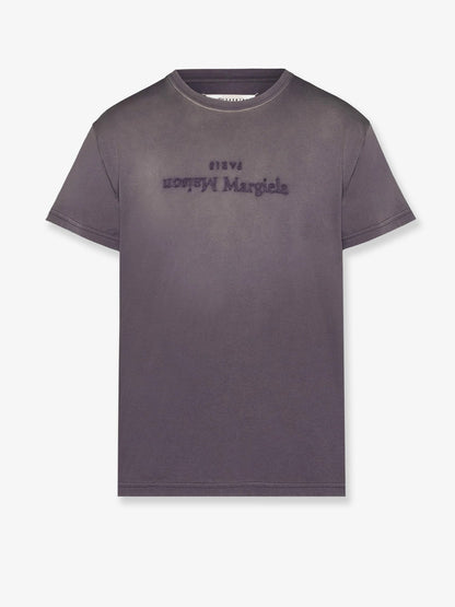 Maison Margiela Cotton T Shirt With Rewashed Effect