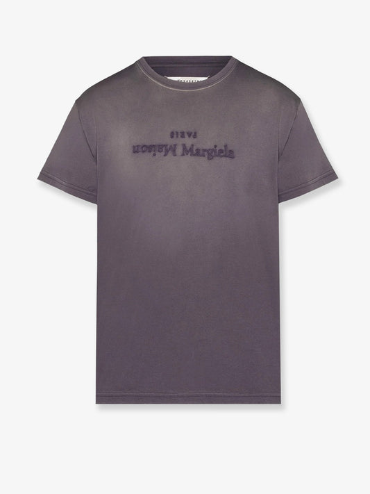 Maison Margiela Cotton T Shirt With Rewashed Effect