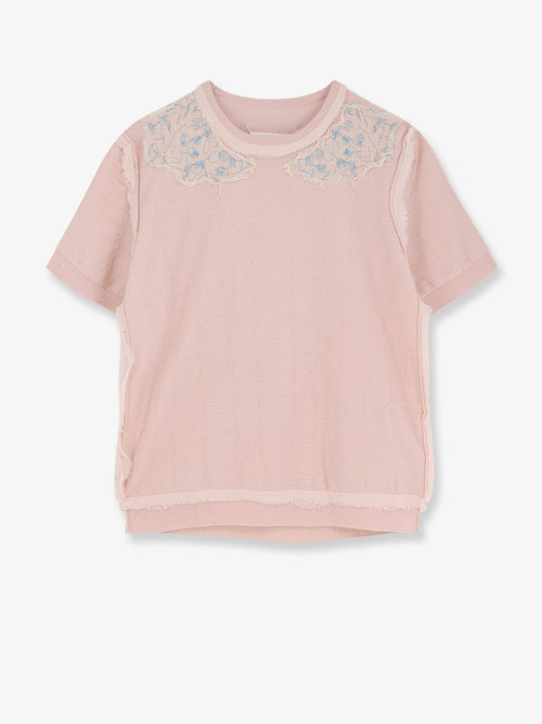 Maison Margiela Virgin wool sweater - Pale Pink