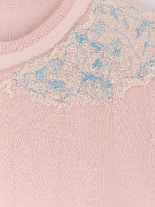 Maison Margiela Virgin wool sweater - Pale Pink