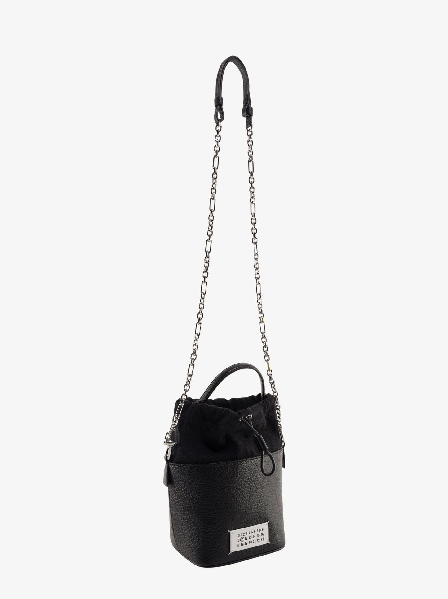 Maison Margiela 5 Ac Bucket Small Leather Bucket Bag