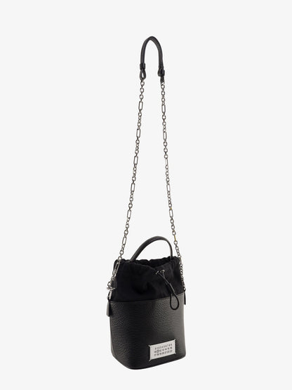 Maison Margiela 5 Ac Bucket Small Leather Bucket Bag