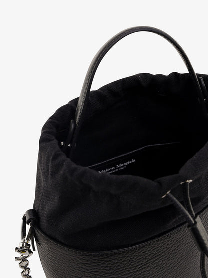 Maison Margiela 5 Ac Bucket Small Leather Bucket Bag