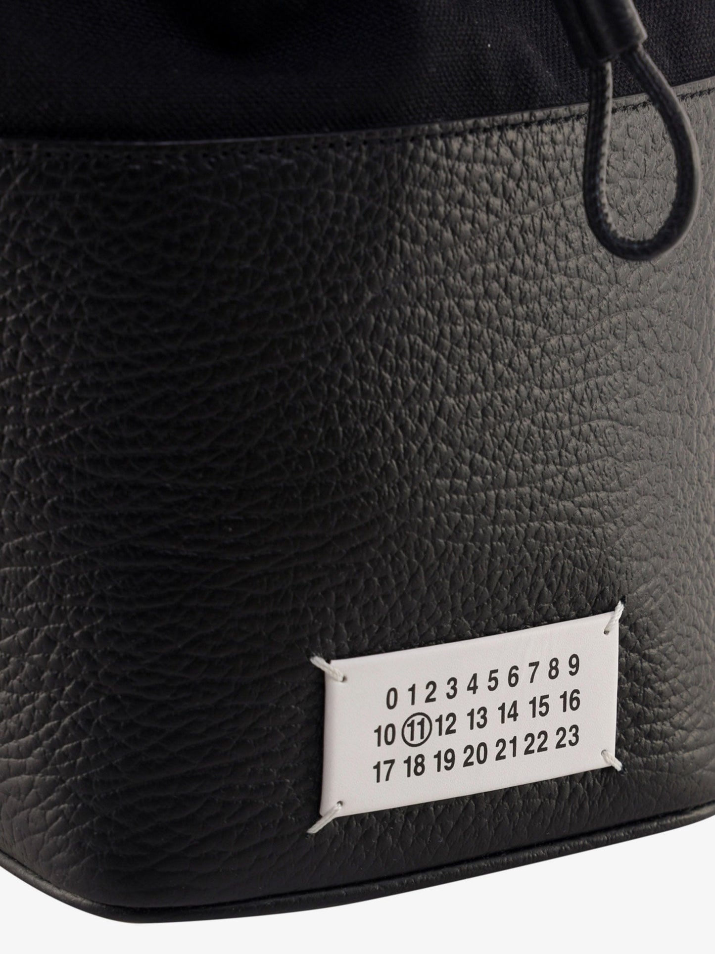 Maison Margiela 5 Ac Bucket Small Leather Bucket Bag