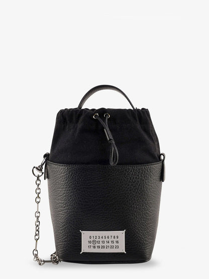 Maison Margiela 5 Ac Bucket Small Leather Bucket Bag