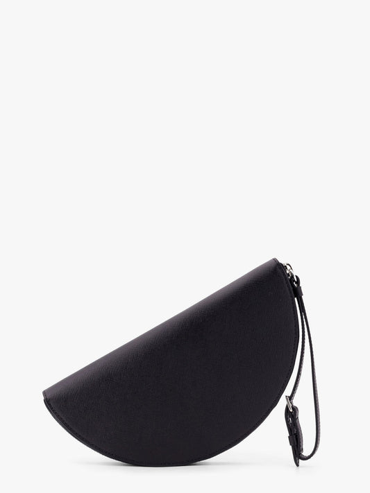 Maison Margiela Leather Pochette With Iconic Four Stitched Detail