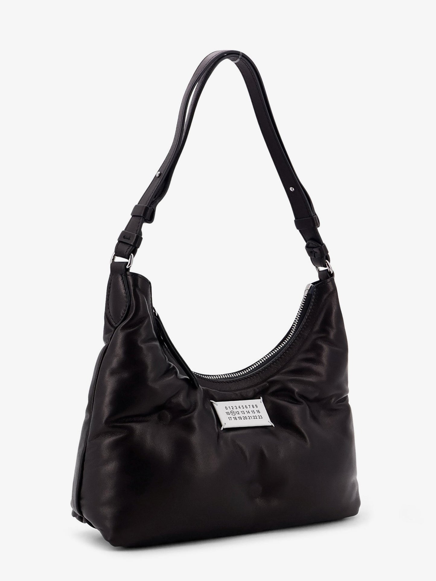 Maison Margiela Glam Slam Hobo Small Leather Shoulder Bag