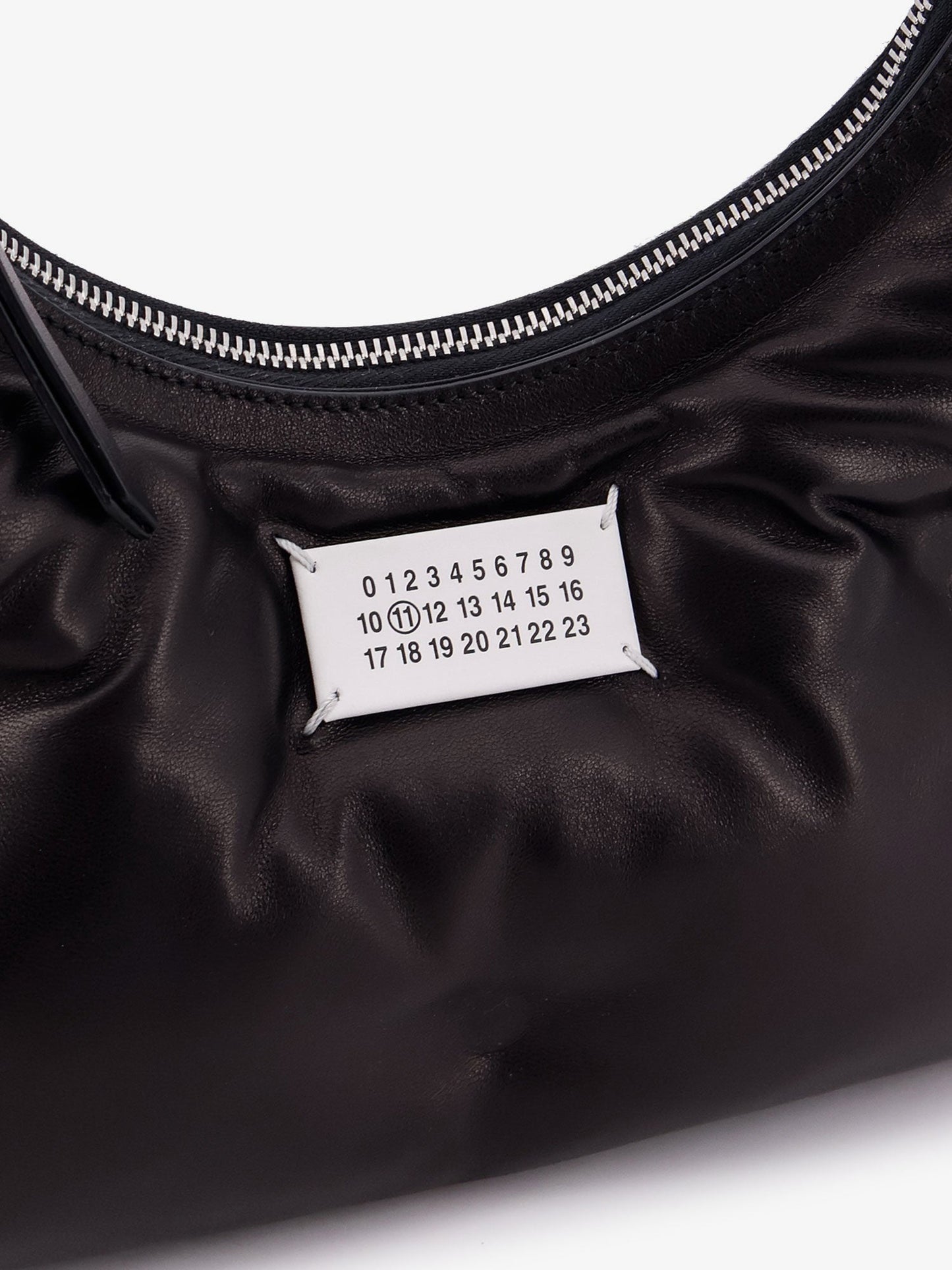 Maison Margiela Glam Slam Hobo Small Leather Shoulder Bag