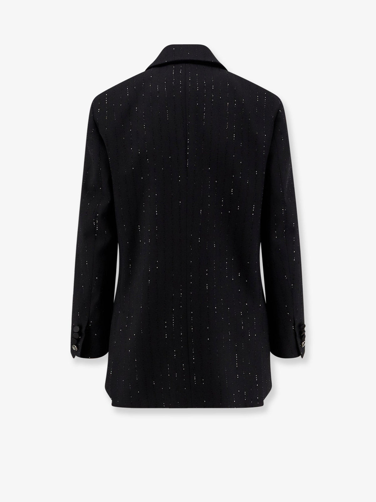 Max Mara Appia virgin wool blazer with sequins - Nero