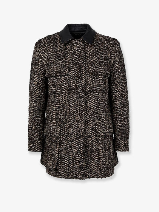 Max Mara Angio virgin wool coat - Marrone