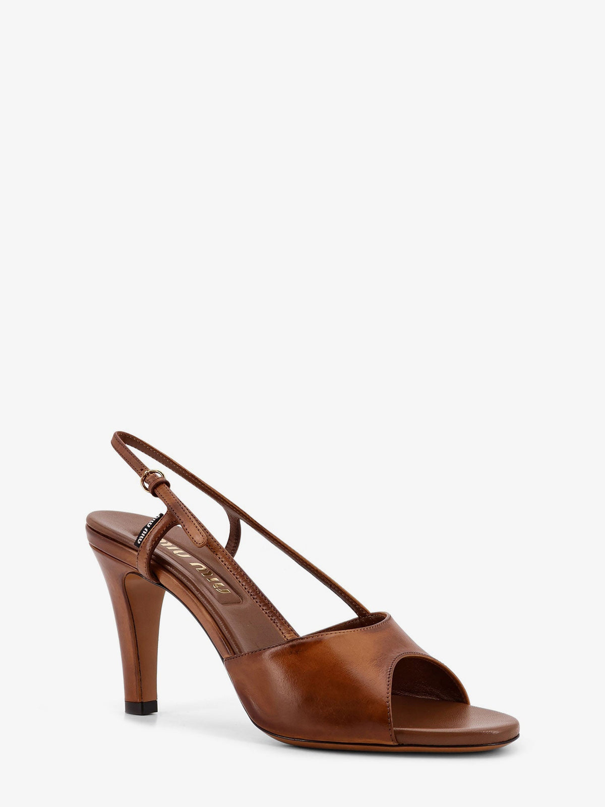 Miu Miu Vintage leather sandals - Cognac