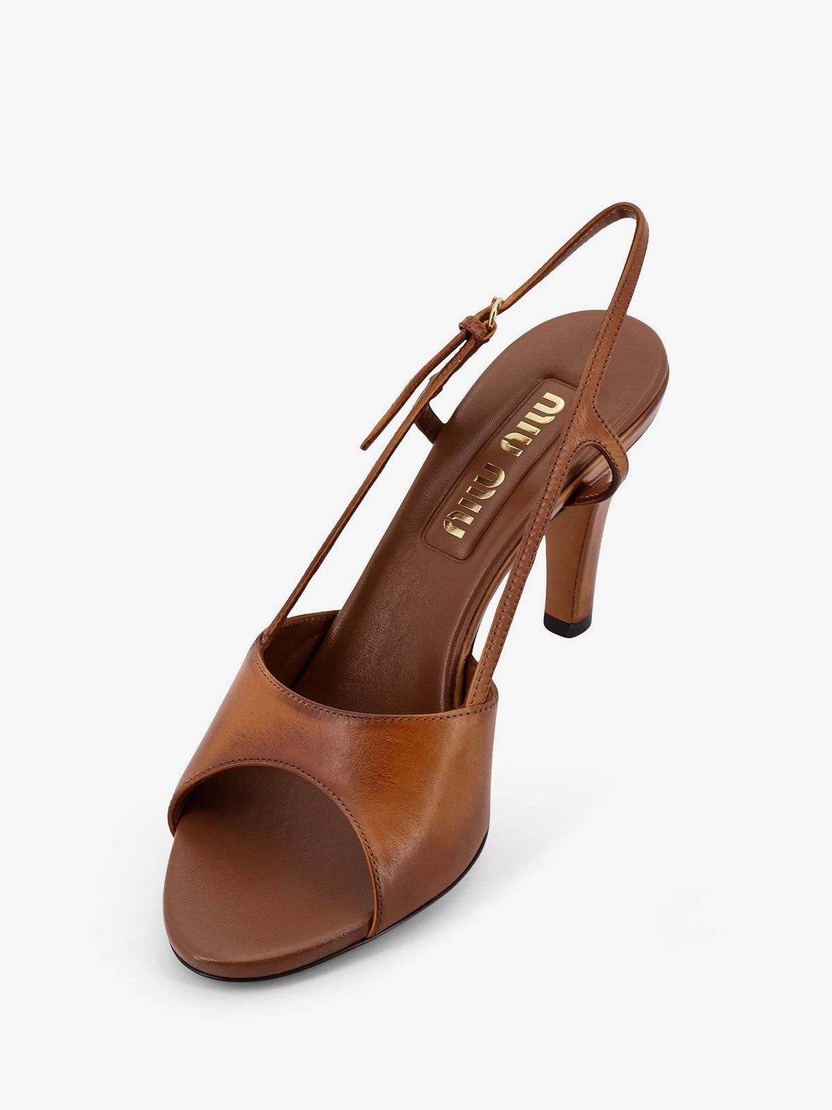 Miu Miu Vintage leather sandals - Cognac