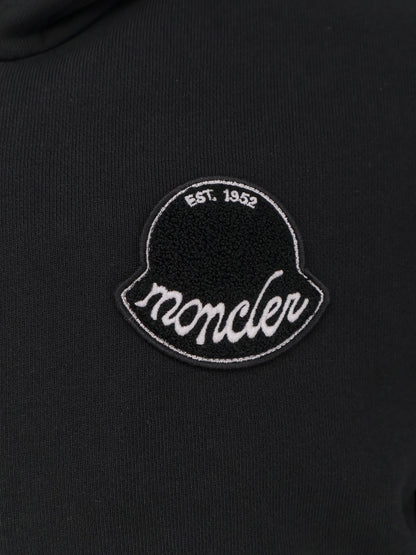 Moncler Cotton Sweatshirt With Logo Patch
