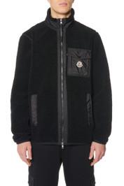 Moncler Pile Jacket With Teddy Effect