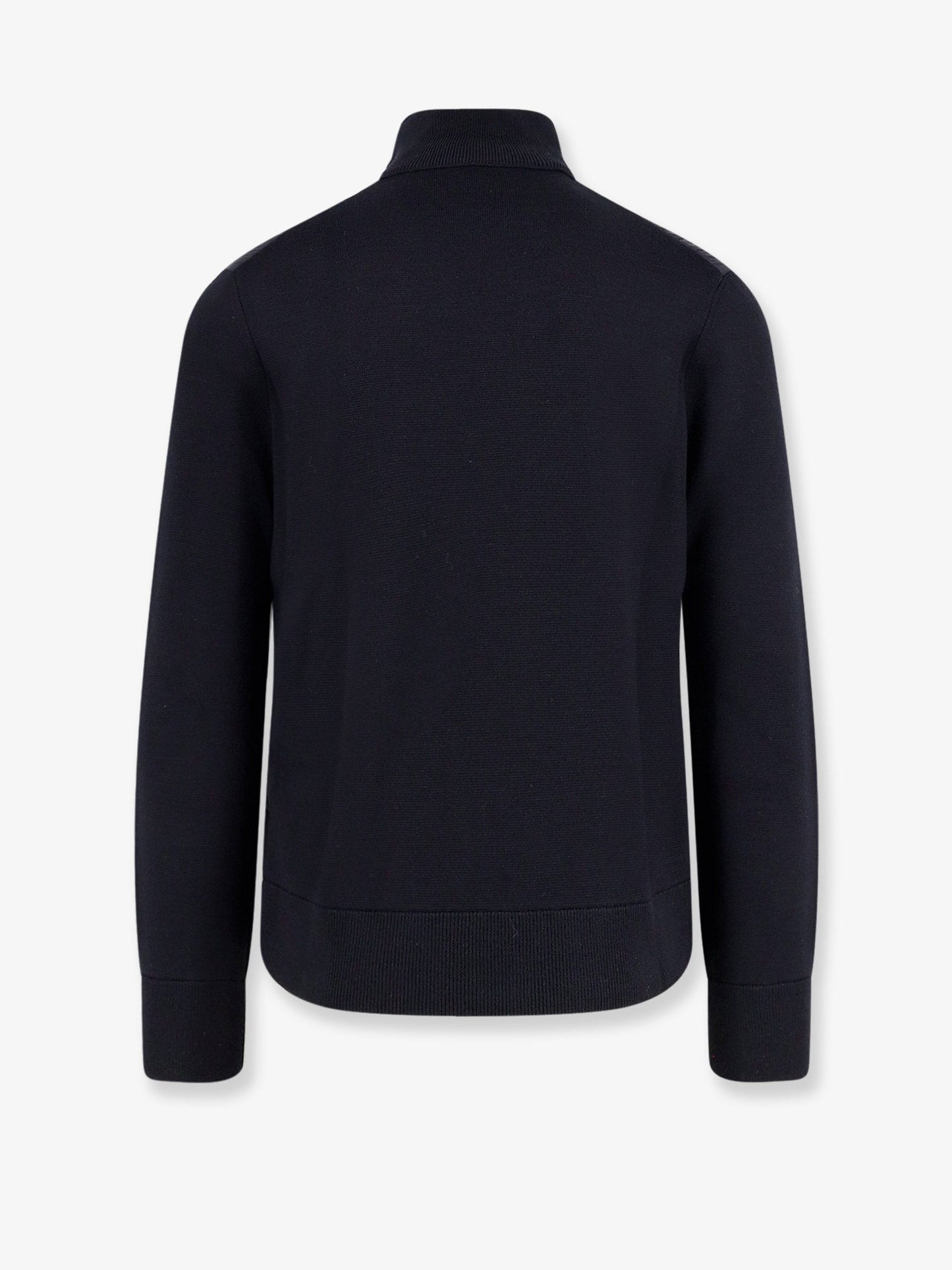 Moncler Padded Wool Blend And Nylon Tricot Cardigan