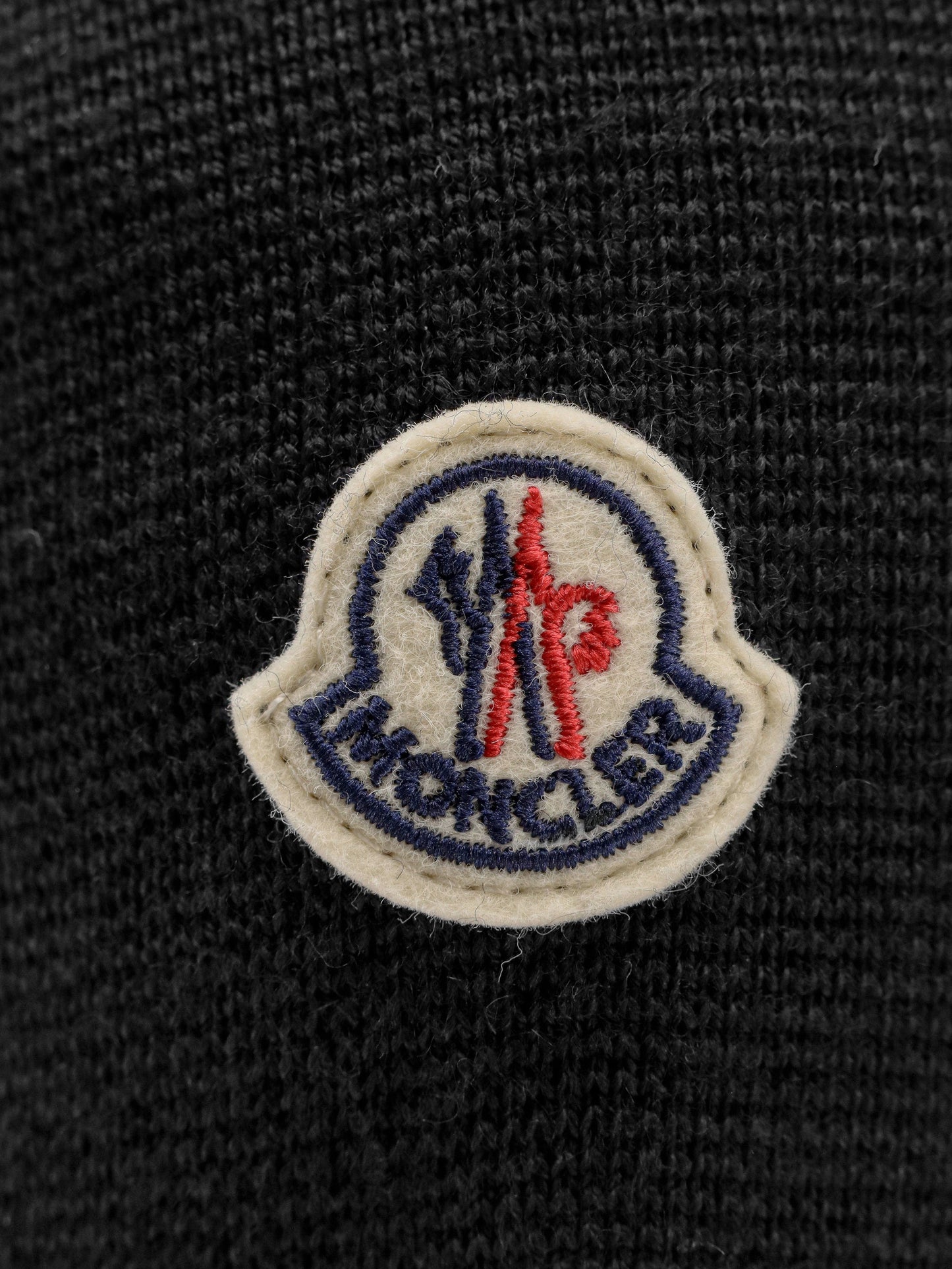 Moncler Padded Wool Blend And Nylon Tricot Cardigan