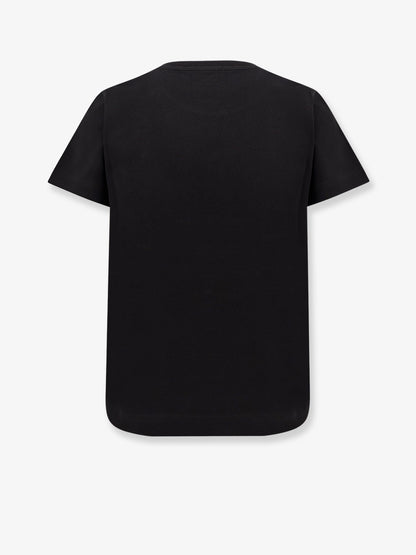 Moncler Cotton T Shirt With Embroidery