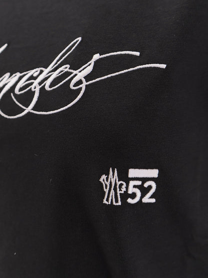 Moncler Cotton T Shirt With Embroidery