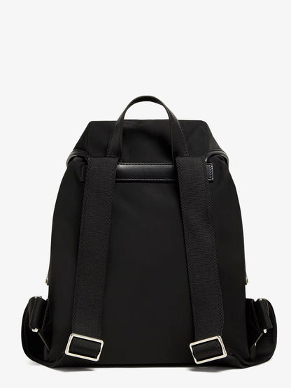 Moncler Nylon Backpack With Leather Inserts