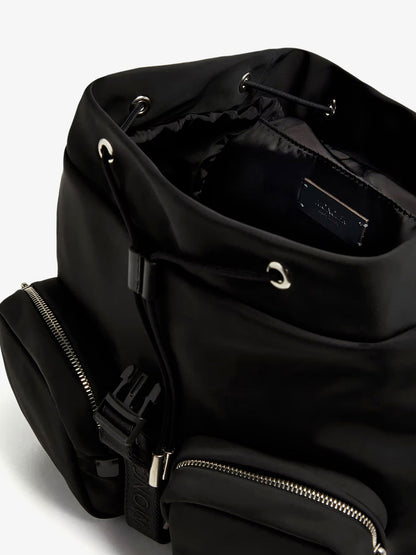 Moncler Nylon Backpack With Leather Inserts