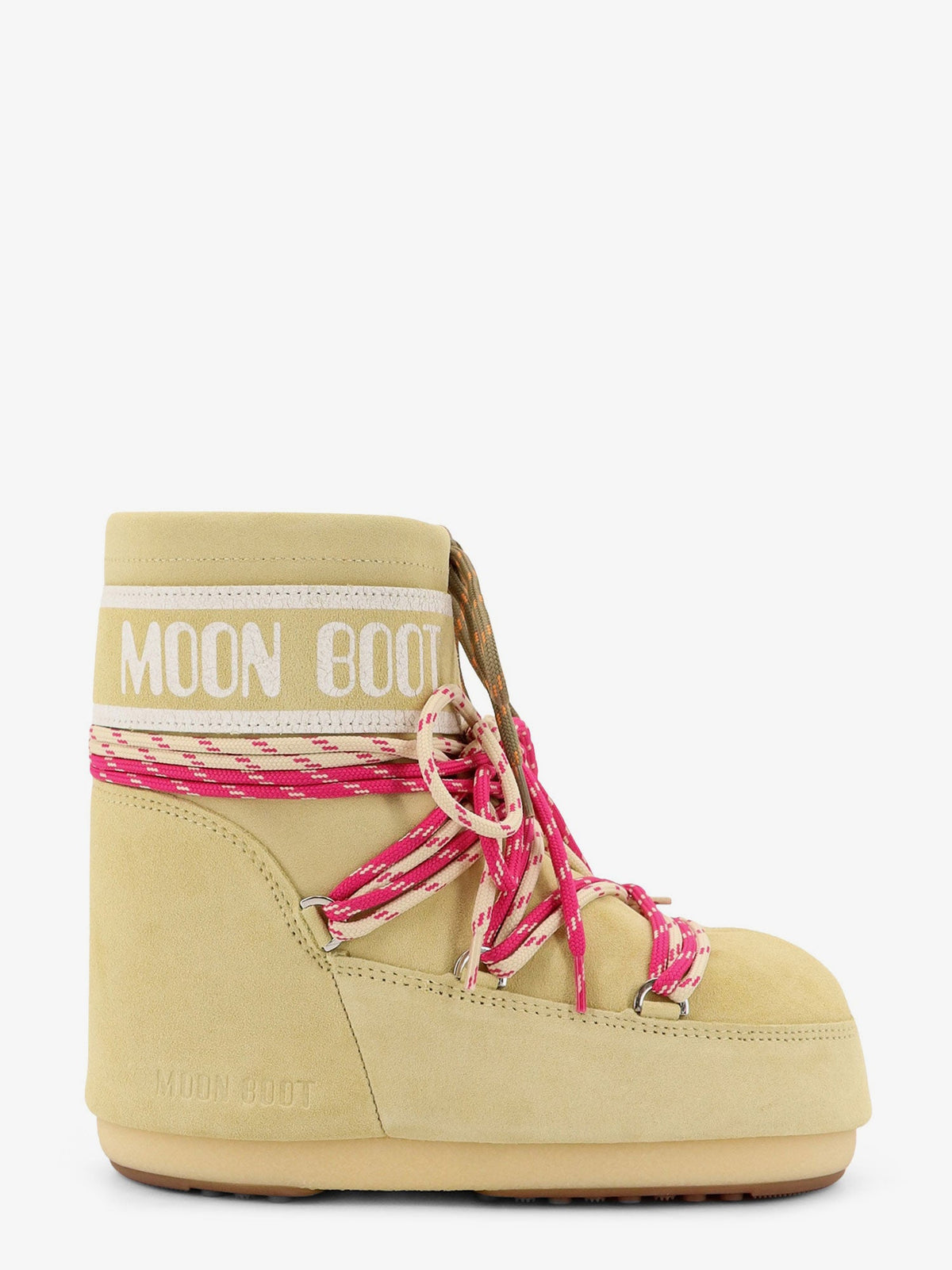 Moon Boot Icon Low suede boots - Light Yellow