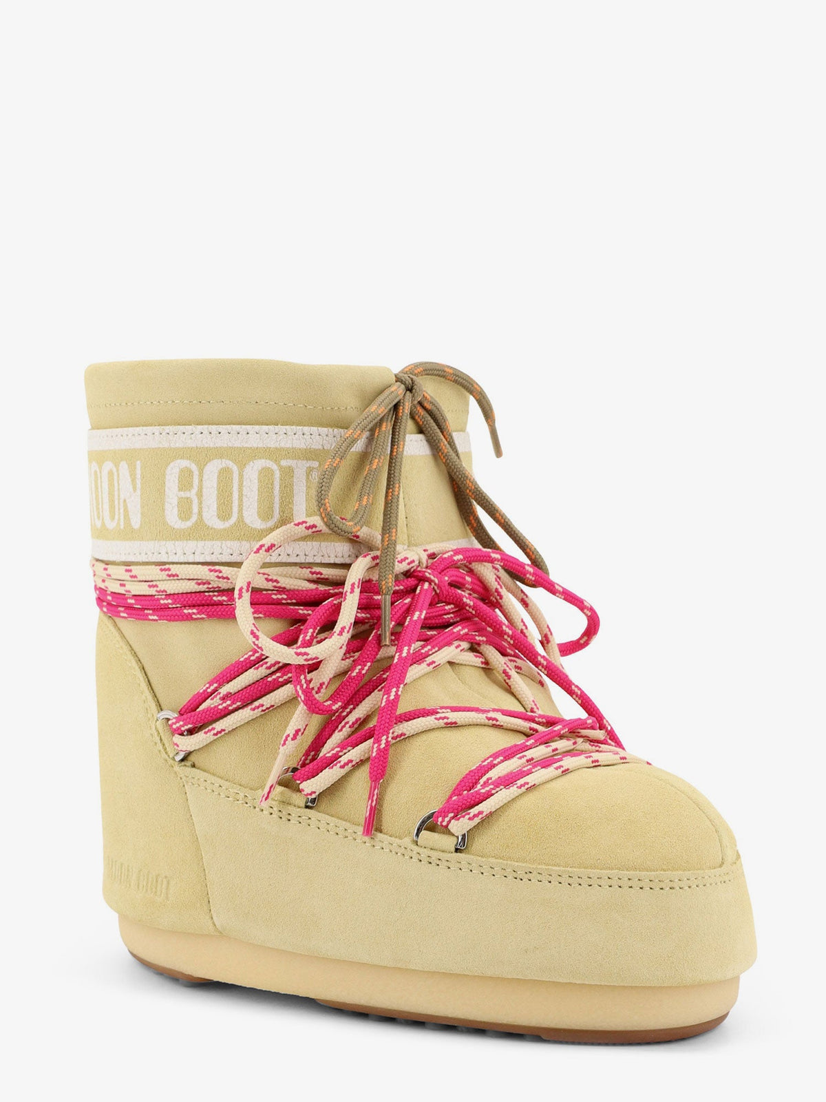 Moon Boot Icon Low suede boots - Light Yellow