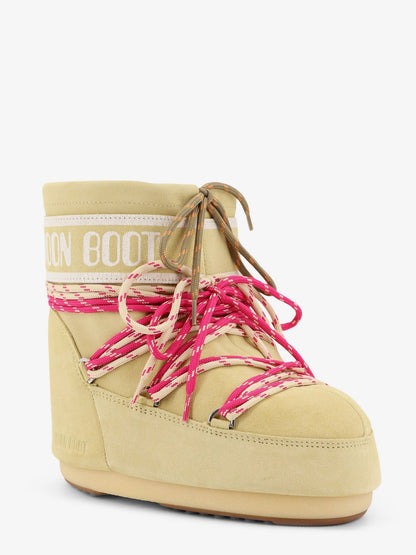 Moon Boot Icon Low suede boots - Light Yellow